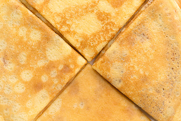 Image showing Pancakes stacked 