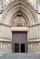 Image showing Church of Santa Maria del Mar, Barcelona