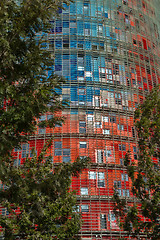 Image showing Agbar Tower in Barcelona, designed by Jean Nouvel