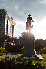 Image showing Boston George Washington Statue