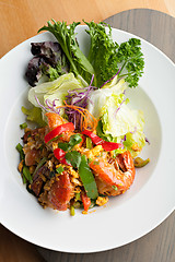 Image showing Thai Jumbo Shrimp Salad