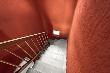 Image showing Modern staircase