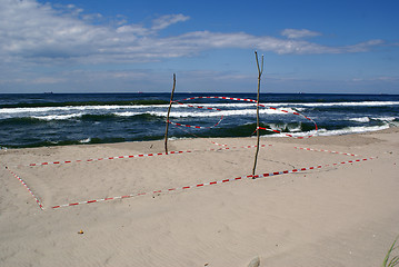 Image showing Beach voleyball