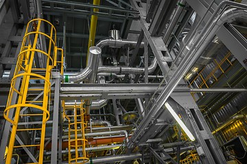 Image showing Ladder in industrial interior