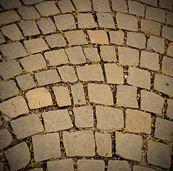 Image showing paved sidewalk in the Vienna