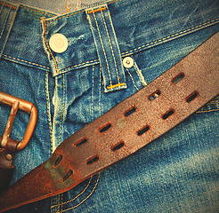 Image showing blue jeans