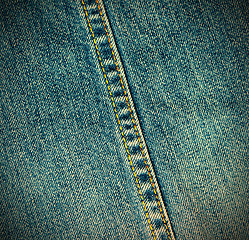 Image showing Texture of blue jeans background