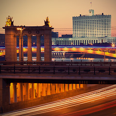 Image showing Russia - 05.23.2014, Moscow evening landscape