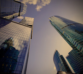 Image showing Moscow's skyscrapers