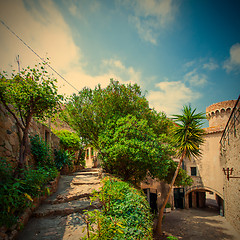 Image showing Tossa de Mar, Catalonia, Spain, 23.06.2013, the territory of a m