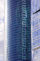 Image showing Wall of office building close-up