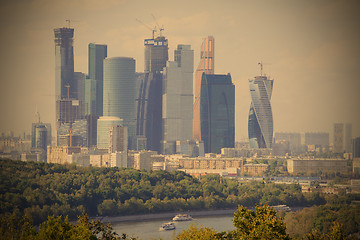 Image showing moscow city panorama, russia