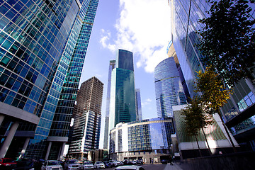 Image showing Moscow's skyscrapers