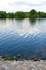 Image showing landscape with river