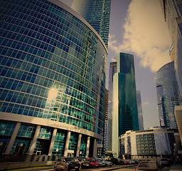 Image showing Moscow's skyscrapers