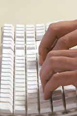 Image showing keyboard work