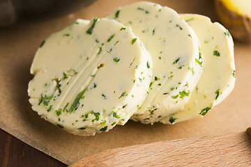 Image showing herbs butter