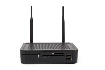 Image showing Android TV set top box receiver