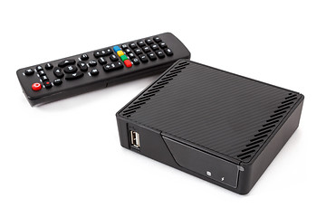 Image showing Android TV set top box receiver