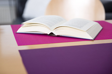 Image showing book on a table