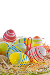 Image showing Colorful easter eggs 