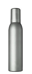 Image showing Render of a metallic spray bottle over white