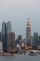 Image showing Manhattan skyline