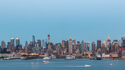 Image showing Manhattan skyline