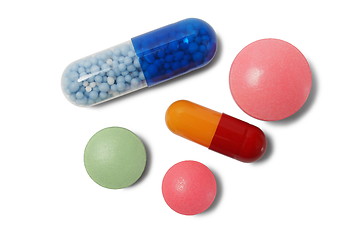 Image showing Isolated pills