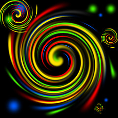 Image showing Color Swirls