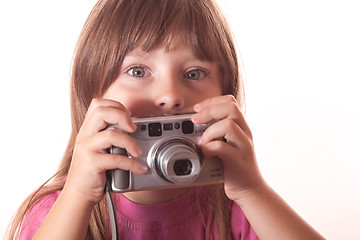 Image showing Young photographer