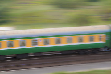 Image showing Fast train