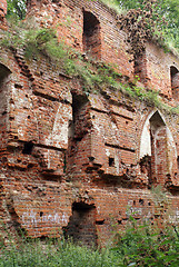 Image showing Brick wall and windows