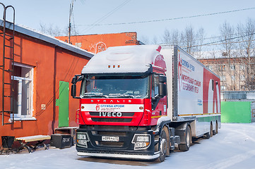 Image showing Mobile unit of delivery and blood transportation