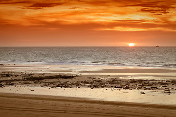 Image showing sunset Broome