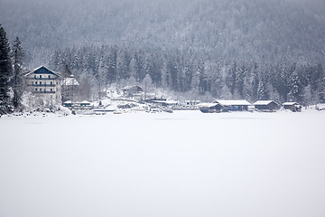 Image showing Eibsee winter