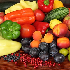 Image showing Fruits and vegetables