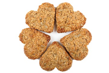 Image showing Oat cookies.