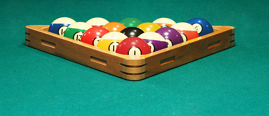 Image showing Eight ball rack