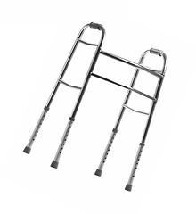 Image showing Walker, orthopedic equipment over white