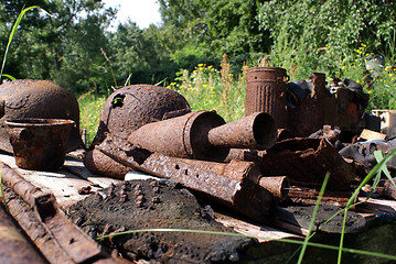 Image showing Rusty ammunition