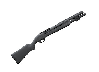 Image showing Shotgun on a white background