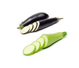 Image showing eggplant or aubergine vegetables