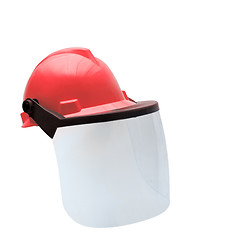 Image showing red construction Helmet