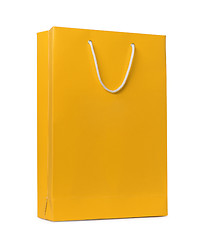 Image showing Yellow shopping bag