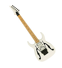 Image showing Electric guitar isolated on white