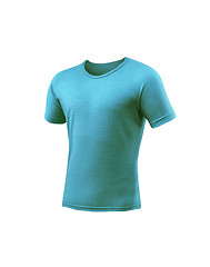 Image showing blue t-shirt isolated on white background