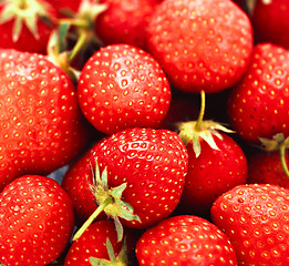 Image showing fresh strawberry background