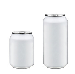 Image showing isolated two aluminum soda cans