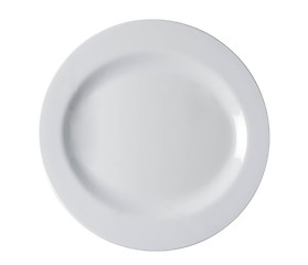 Image showing shiny plate isolated 